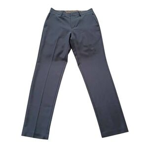 Haggar Slim Dress Pants Navy Flat Front Mens 30x29
